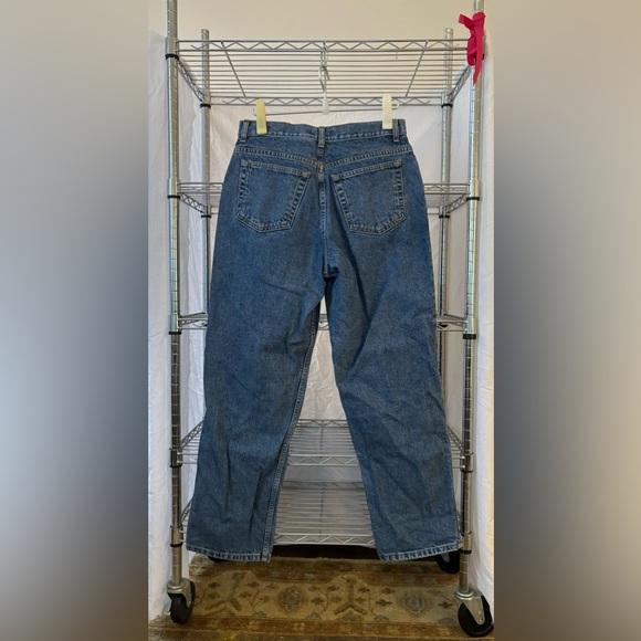 vintage vtg j.crew 100% cotton button-fly jeans - Picture 5 of 6